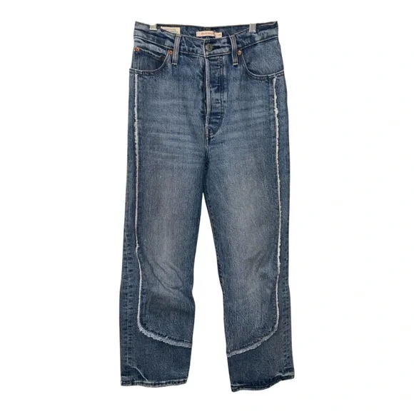 Levi's Ribcage straight Women's Blue Straight Leg Jeans - Picture 7 of 13